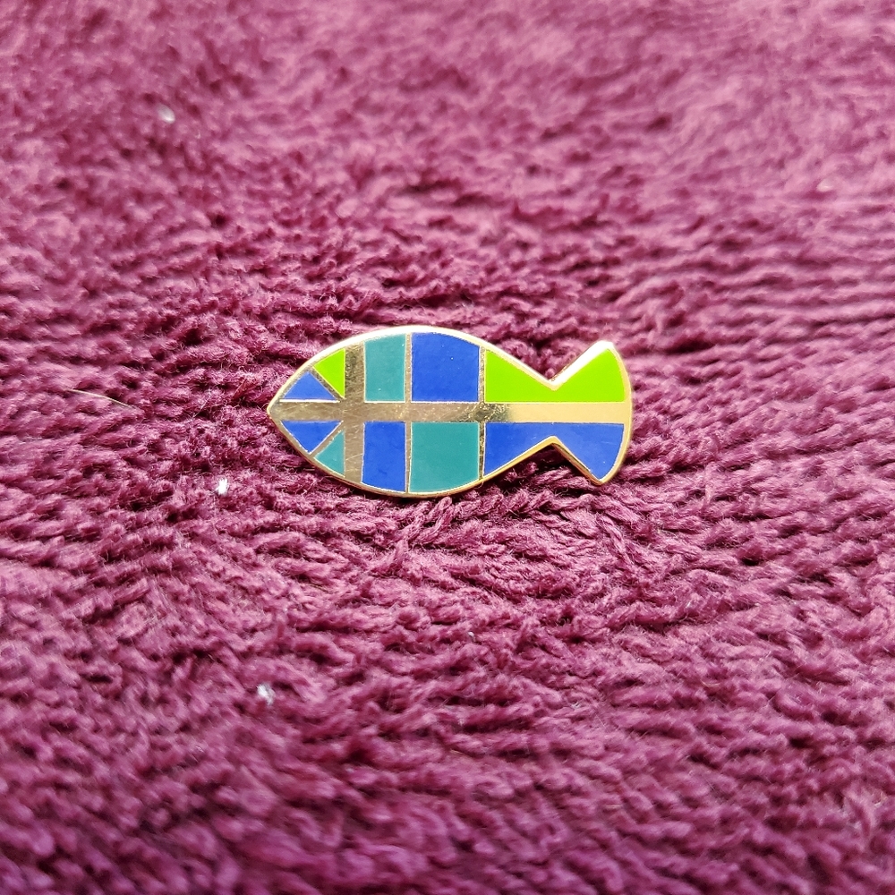 Icthus (Christian fish) pin/tie tack